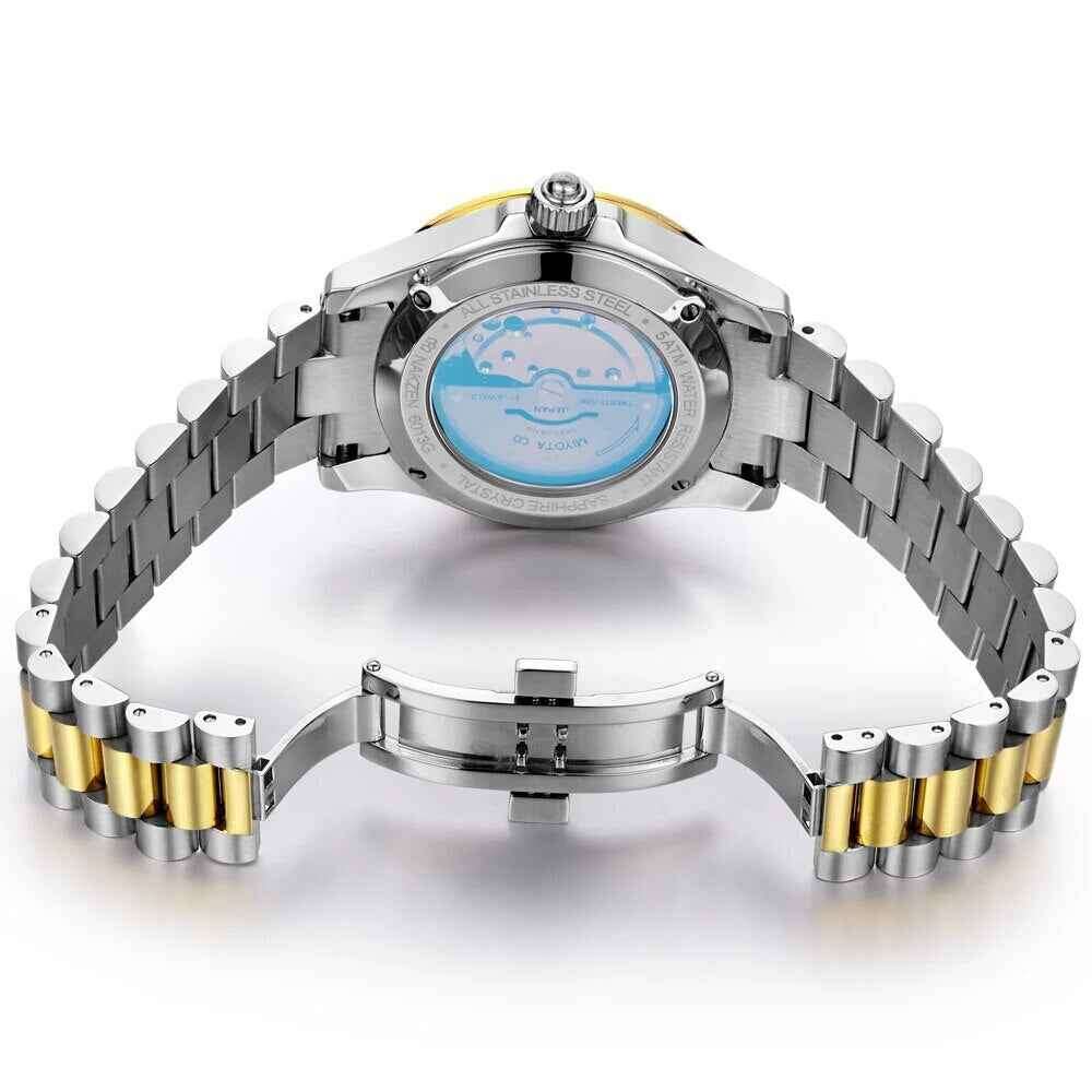 NAKZEN Men's Diamond Watch NH35 Movement Automatic Mechanical Watch