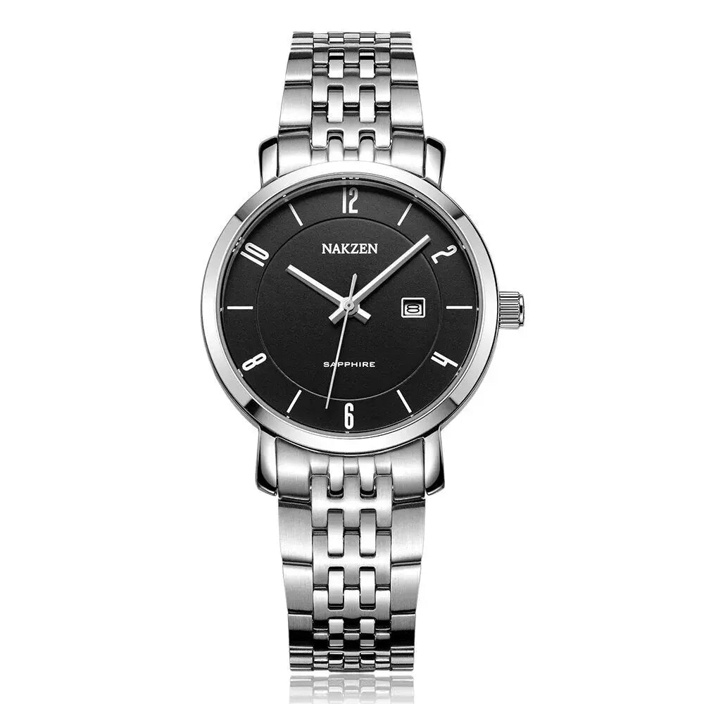 NAKZEN Luxury Women's Quartz Wrist Watch - Waterproof & Designer Sapphire Dress Watch