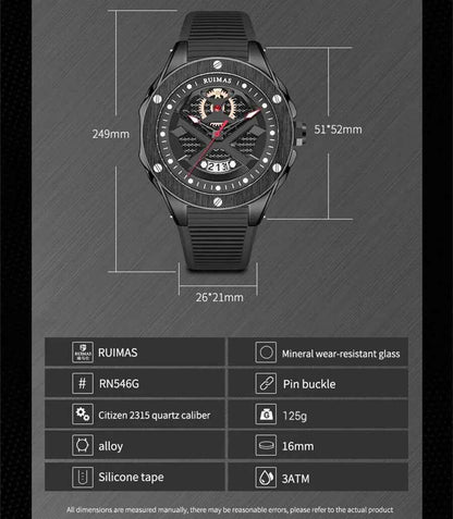 RUIMAS Men's Fashion Sport Watch