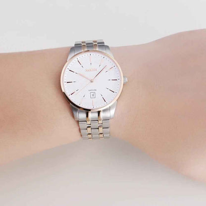 NAKZEN Luxury Men's Waterproof Quartz Watch - Rose Gold Stainless Steel
