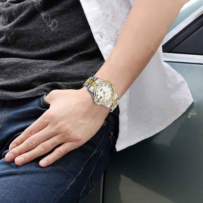 NAKZEN Men's Diamond Watch NH35 Movement Automatic Mechanical Watch