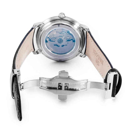 NAKZEN Men Automatic Japan NH37 Movement Mechanical Watch – Sapphire Military Leather Sports Watch