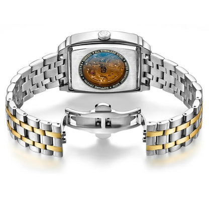 NAKZEN Luxury Tourbillon Skeleton Watch - Automatic Mechanical Men's Timepiece