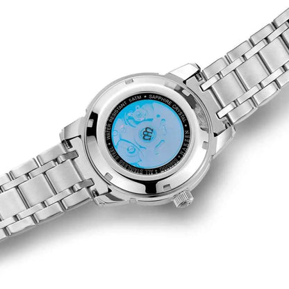 NAKZEN Men Mechanical Watch Men's Automatic Miyota 8215 Movement Diamond Watches Sapphire Wrist Watch Male Waterproof Clock