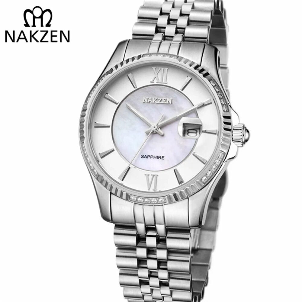 NAKZEN Luxury Men's Waterproof Watch - Classic Business Design for Men