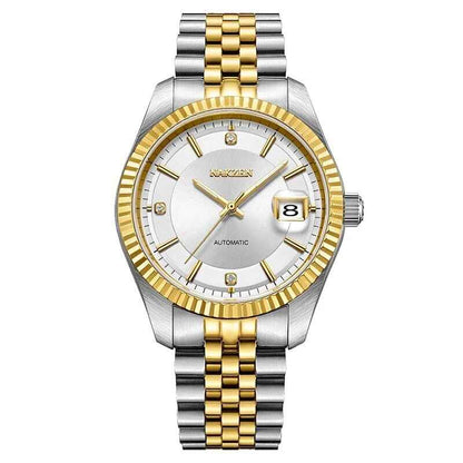 NAKZEN Luxury Men’s Automatic Mechanical Tourbillon Watch - Waterproof Stainless Steel with Sapphire Glass