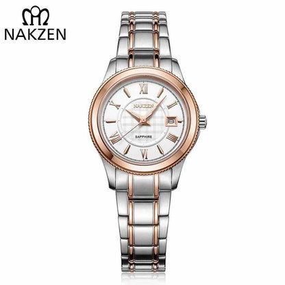 NAKZEN Luxury Gold Bracelet Women Quartz Watch