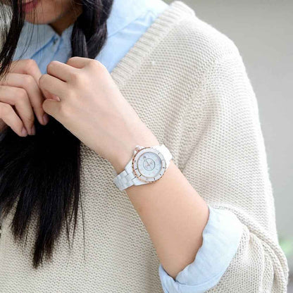 NAKZEN Women's Waterproof Ceramic Quartz Watch - Perfect Fashion Gift