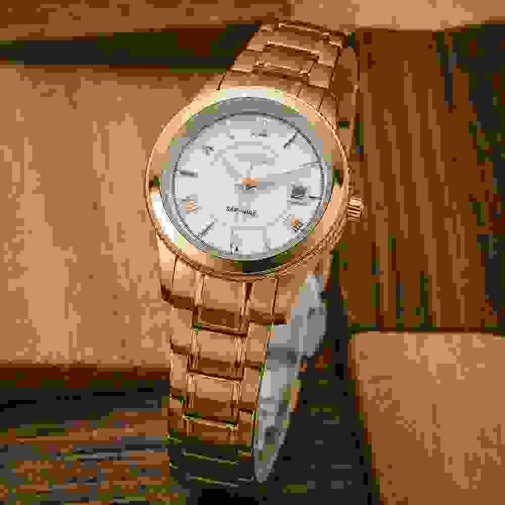 NAKZEN Luxury Gold Bracelet Women Quartz Watch