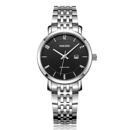 NAKZEN Luxury Women's Quartz Wrist Watch - Waterproof & Designer Sapphire Dress Watch