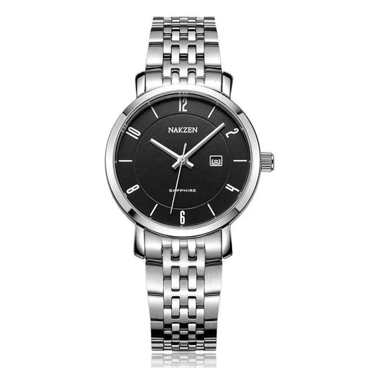 NAKZEN Luxury Tops Brand Women Quartz Wrist watch Ladies Full Steel Waterproof Watches Female Sapphire Designer Dress Watches