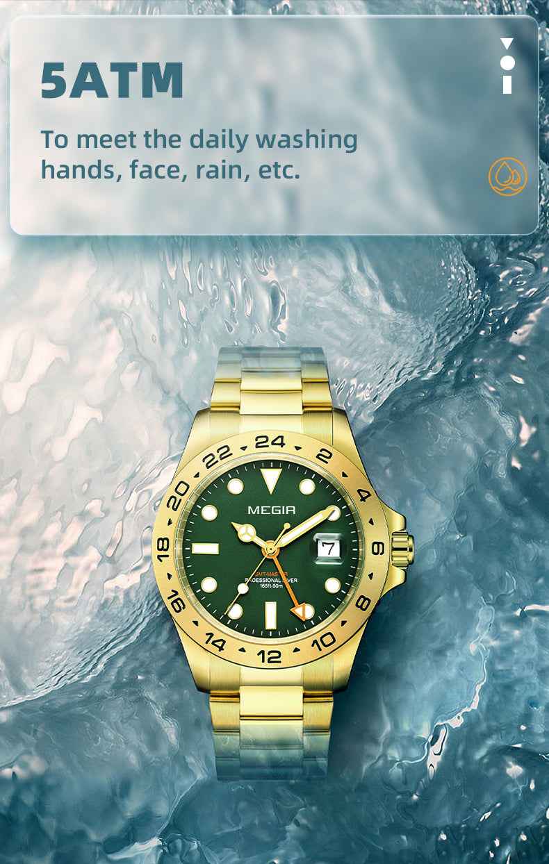 MEGIR Original Luxury Men Analogue Quartz Watch