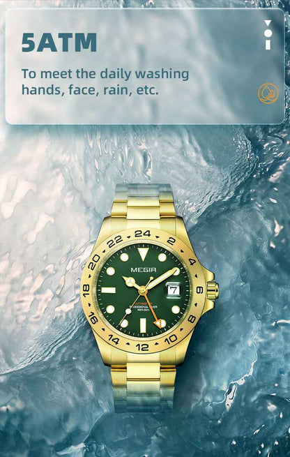 MEGIR Original Luxury Men Analogue Quartz Watch