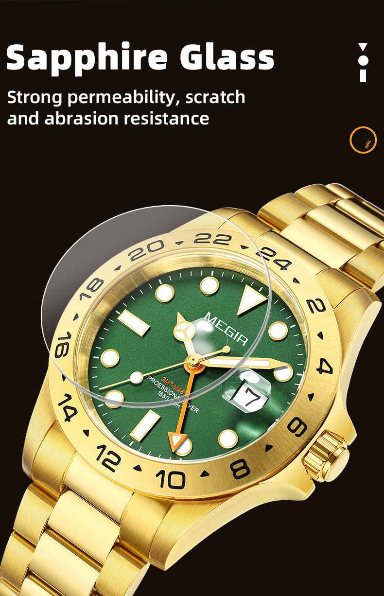 MEGIR Original Luxury Men Analogue Quartz Watch