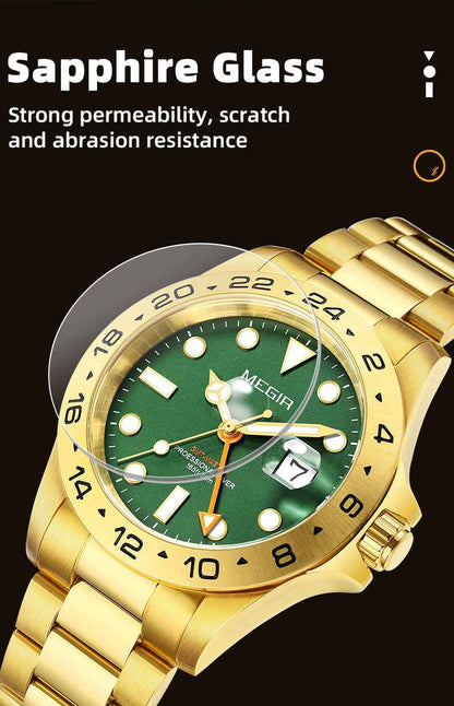 MEGIR Original Luxury Men Analogue Quartz Watch