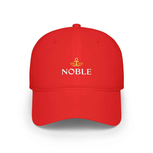 Noble Red Low Profile Baseball Cap